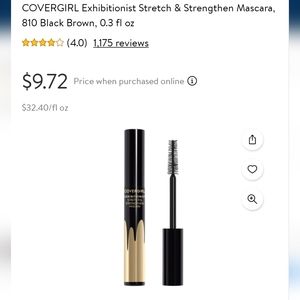 New Covergirl 819 black brown mascara